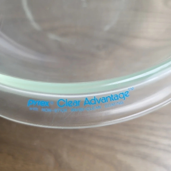Vintage Pyrex #024 Clear Advantage Glass Round Quart 8.5" Casserole Baking Bowl - Picture 5 of 6